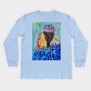 Hula Hips Kids Long Sleeve T-Shirt